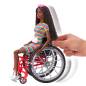Preview: Barbie Fashionistas Doll 166 with Wheelchair & Crimped Brunette Hair