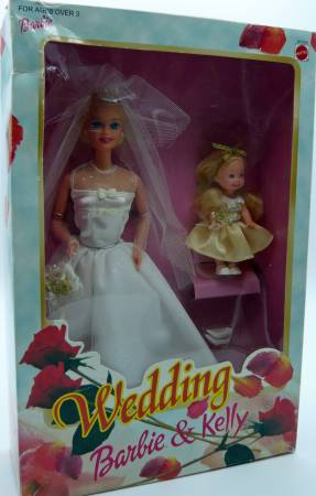 Wedding Barbie and Kelly