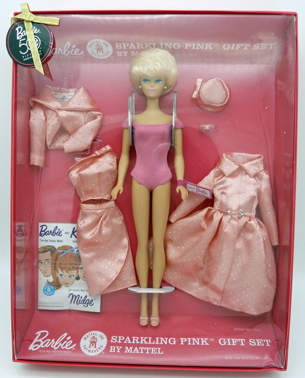 barbie sparkling pink gift set