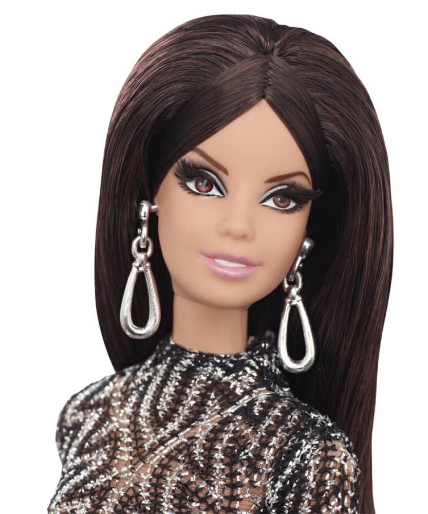 City Shine Barbie Doll Lace Dress