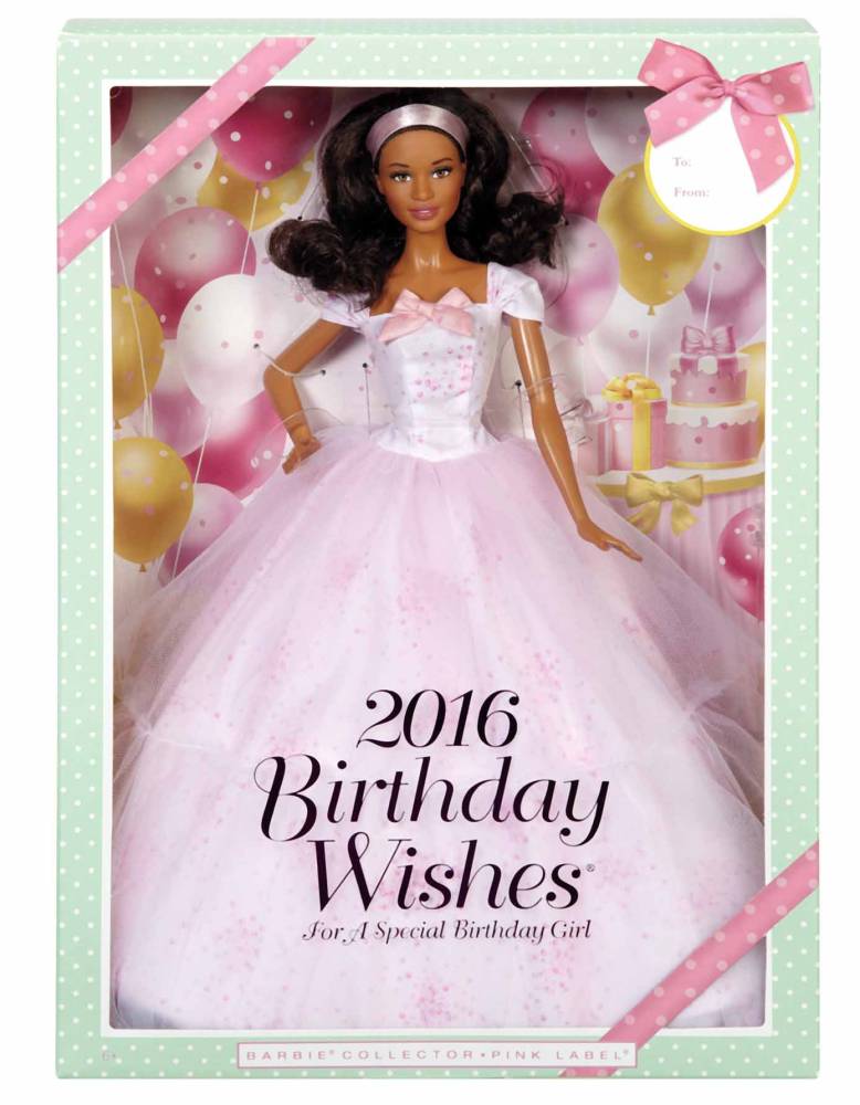 2016 Birthday Wishes Barbie  African American