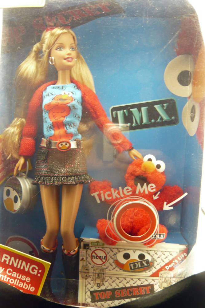 Tickle Me Elmo Collector Barbie 